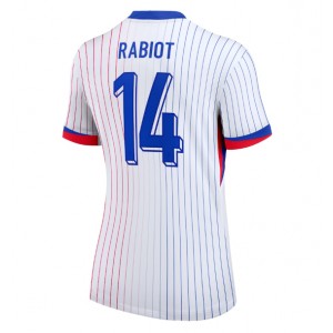 Fotbalové Dres Francie Adrien Rabiot #14 Dámské Venkovní Oblečení ME 2024 Krátký Rukáv